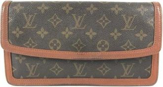 Louis Vuitton Pre-owned Vintage Monogram Pochette - Dames - Vintage Clutch - Bruin - ONE Size - Vintage