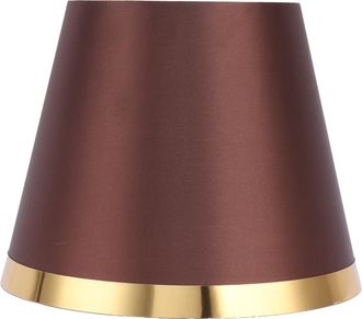 OEM Pantalla De Tela De Estilo Europeo Moderno Para L&aacute;mpara De Mesa O De Pie E27 - N&uacute;mero De Art&iacute;culo Px133 Caf&eacute;
