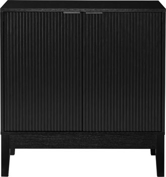 Best Choice Products 2-Door Reeded Storage Cabinet w/ Soft-Close Doors, Multipurpose Accent Furniture