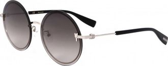Trussardi Womens STR412F-579F-59 STR412F 59 579F Sunglasses - Metallic - One Size