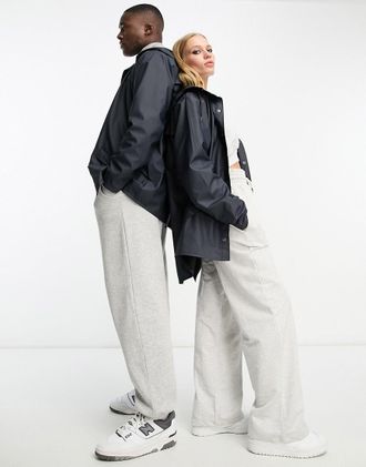 Rains 12010 - Giacca impermeabile unisex corta blu navy