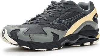Mizuno Wave Rider 10 Cordura Shoes Black Sand/Quiet Shade : Mens 10.5 - Womens 12 Medium, Leather/Synthetic/Textile
