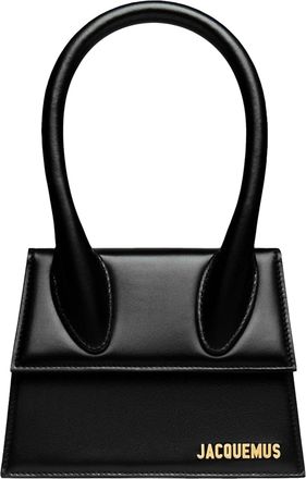 Jacquemus Womens Le medium Chiquito Bag - Black Leather - One Size