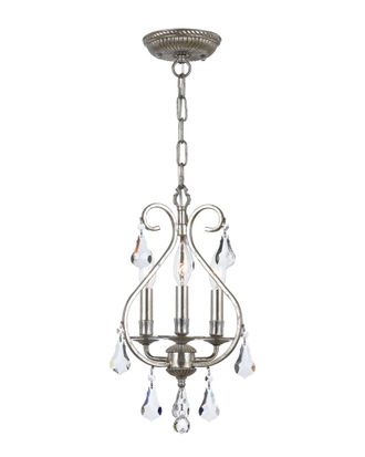 Crystorama 3-Light Ashton Mini Chandelier