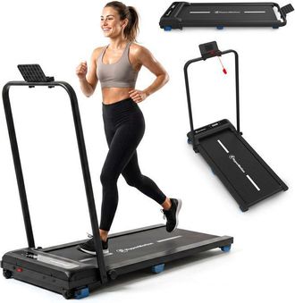 OEM Cinta De Correr Y Caminadora Motorizada 2 En 1 De Acero Y Abs Ultra-plana 10 Km/h Dim 109x56,2cm Negra