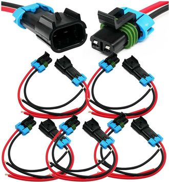 OEM Paquete De 5 Conectores Multifunci&oacute;n Metri-pack De 2 Pines, 30 A, Serie 280