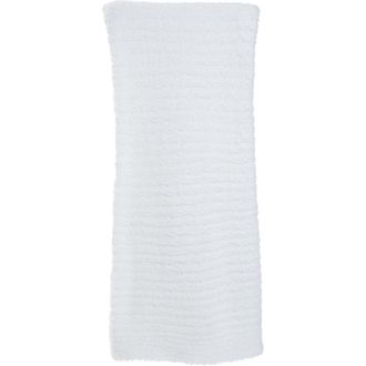Barefoot Dreams CozyChic Rib Throw Blanket in White at Nordstrom