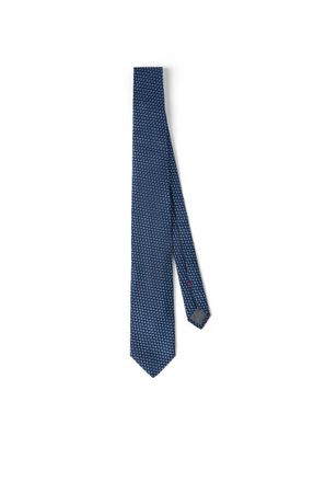 Brunello Cucinelli Silk necktie in Denim at Nordstrom