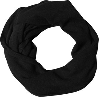 Dolce & Gabbana Gebreide Sjaal - Heren - Wintersjaals - Zwart - ONE Size - Wol - Accessoires