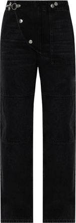 Marni Straight-Leg Jeans - Dames - Regular Fit Jeans - Zwart - 2XS - Katoen - Jeans