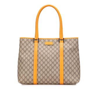 Gucci Canvas Leren Tote