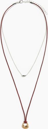 H&M Zweireihige Halskette - Silber