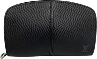 Louis Vuitton Pre-owned Clutches, unisex, Black, Size: ONE SIZE Pre-owned Vintage Long Bi-fold Wallet