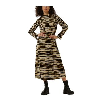 Modstr&ouml;m Becky Maxi-jurk met print - Dames - Casual kleedjes - Veelkleurig - M - Polyester - Kleedjes