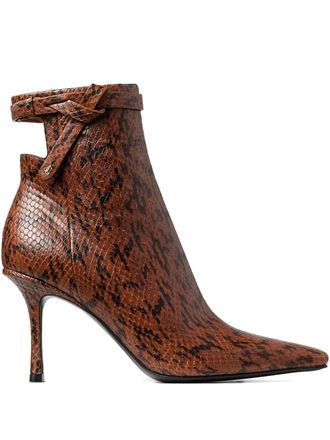 Jimmy Choo London 85mm Camie ankle boots - Brown