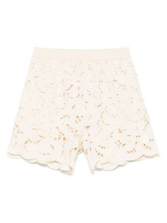 Moncler macramé shorts - Neutrals