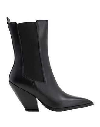 8 by YOOX LEATHER WESTERN CHELSEA ANKLE BOOTS