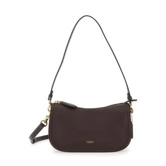 Coach Waverly Brown Leather Shoulder Bag