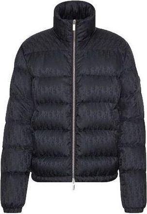 Dior Oblique Down Jacket Black Nylon Jacquard 943C449A4462-C989