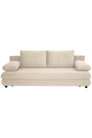 home24 Schlafsofa, Creme, Textil, F&uuml;llung: Schaumstoff,Schaumstoff, 197x77x81 cm, Stoffauswahl, Wohnzimmer, Sofas & Couches, Schlafsofas, Sonstige Schlafsofa