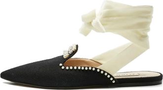The Attico Mules con decorazione - Nero