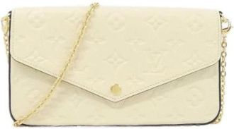 Louis Vuitton Pre-owned Pochette Felicie Monogram Empreinte Borsa a Spalla - - Pre-owned - Donna - Beige - ONE SIZE