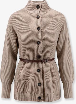Brunello Cucinelli Cardigan in misto lana, cashmere e seta - BRUNELLO CUCINELLI - gender_Woman