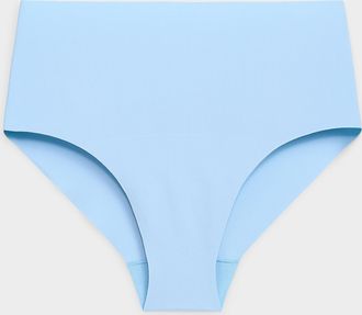 Miiyu Womens Laser-cut high-waist cheeky panty Recycled nylon