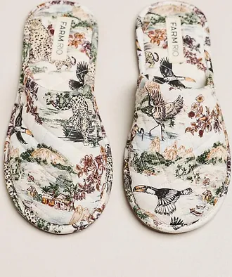 Farm Rio Printed Hotel Slipper