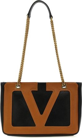 Valentino Garavani Viva Superstar Kleine Leren Shopper - Dames - Schoudertassen - Veelkleurig - ONE Size - Leer - Tassen