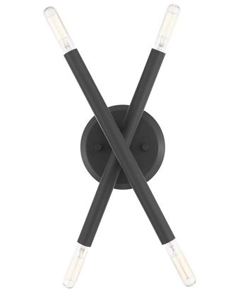 Livex Lighting 4-Light Scandinavian Gray Wall Sconce