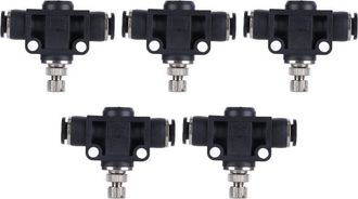 OEM Accesorios De Conexi&oacute;n Para V&aacute;lvulas Neum&aacute;ticas De Gas De Pvc Resistentes A La Compresi&oacute;n, 5 Piezas, 6 Mm
