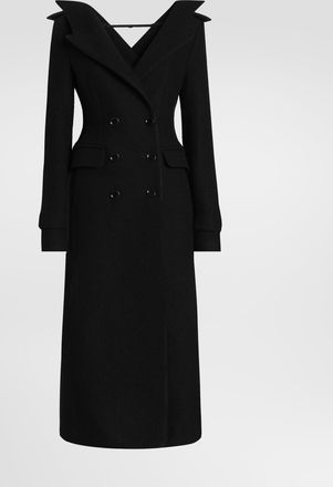 Dolce & Gabbana Wool Coat - Woman Coats And Jackets Black 36