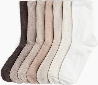 H&M 7er-Pack Socken - White