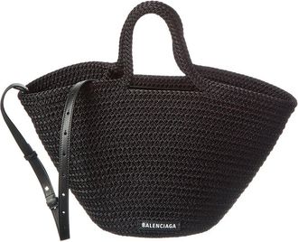 Balenciaga Ibza Nylon Basket Tote
