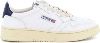Autry Medalist Leather Low-Top Sneakers, Brand Size 44 ( US Size 11 )