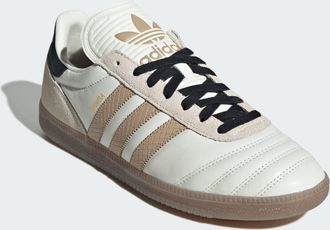 adidas Originals Unisex Samba JP Shoes - Off-White Leather - Size UK 11.5