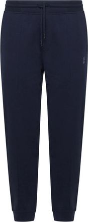 Brunello Cucinelli Brunello Cucinelli, Sweatpants, male, Blue, Size: L Blue Trousers Elegant Style