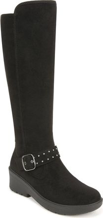 Bzees Brandy 2 I7221F1001 Womens 8M Black Studed Knee High Riding Boots LION1046