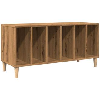 vidaXL Record Cabinet Artisan Oak 100x38x48 cm Engineered Wood Vidaxl