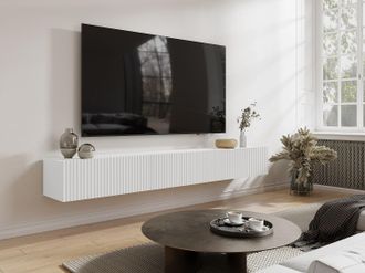 Vente-Unique Mobile TV sospeso con 3 ante Bianco - DANTAY di PASCAL MORABITO