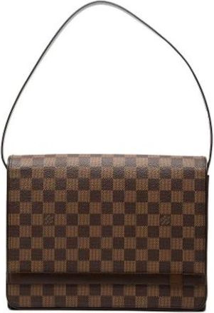 Louis Vuitton Pre-owned Shoulder Bags, female, Brown, Size: ONE SIZE Pre-owned Tribeca Carre Shoulder Bag