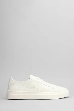 Santoni Sneakers Dbs in pelle bianca