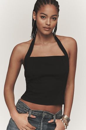 Maeve Structured Halter Top