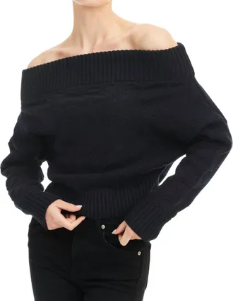 Allison New York Alba Sweater In Black
