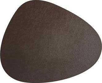 Frieling Davanti by Mattola Placemats Set of 6, Stone, 18.5 x 15.3 Inch Indoor Outdoor Table Placemats in Dark Brown at Nordstrom