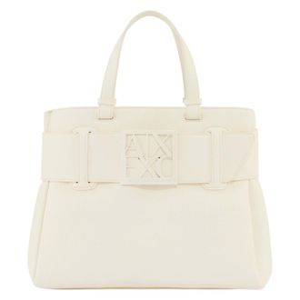 A|X Armani Exchange Tote Bags, female, Beige, Size: ONE SIZE Tote Bag