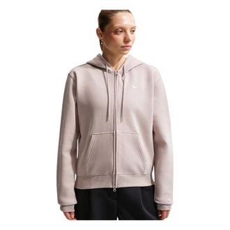 Nike Studio Fleece Medium Weight - Dames - Sport - Beige - Maat: L Fleece