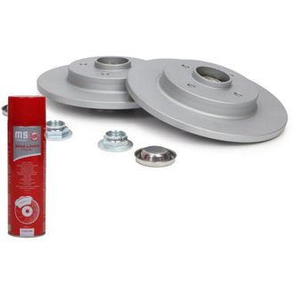 OEM Discos De Freno ms 2 Piezas Recubiertos Con Rodamiento Trasero Citroen Berlingo, C4 Grand Picasso I, C4 Ii, C4