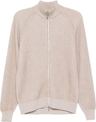 Brunello Cucinelli Brunello Cucinelli Cashmere Zipped Cardigan
